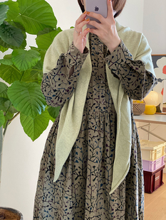 日单贵牌 宽松连衣裙 定织印花高密细腻全棉灯芯绒