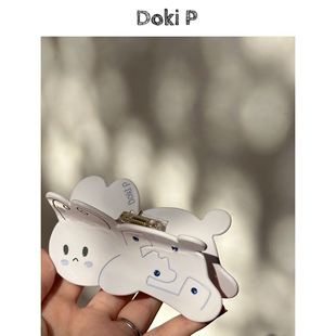 Doki P《探险家小兔》原创设计手工兔子儿童醋酸发抓夹钻石刘海夹