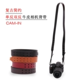 cam-in Universal Điều chỉnh độ dài Dây đeo máy ảnh kỹ thuật số Retro DSLR Lỗ tròn Micro Chụp ảnh đơn Dây đeo vai CS164 - Phụ kiện máy ảnh DSLR / đơn