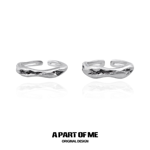 做最酷 原创925纯银戒指不掉色小众男女高级暗黑对戒 情侣