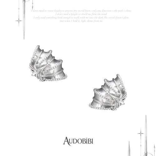 【4号晚上20:00开售】AUDOBIBI盔甲耳夹无耳洞中性朋克耳骨夹