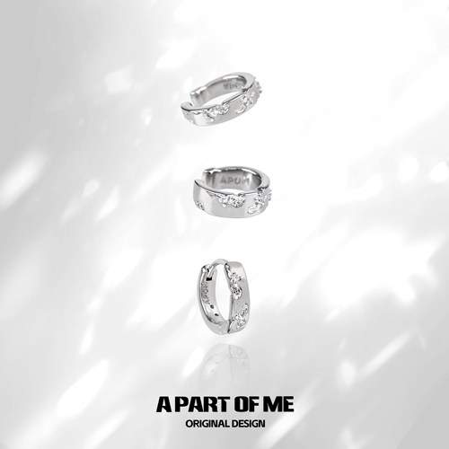 破碎的理论耳夹无耳洞耳环