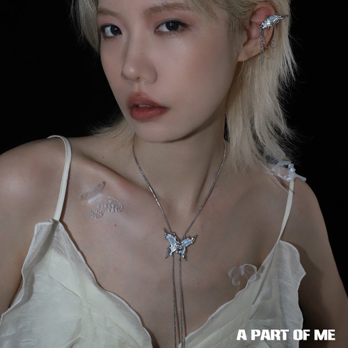 破碎清冷 原创蝴蝶抽拉项链可调小众设计白蝶贝高级感冷淡锁骨链