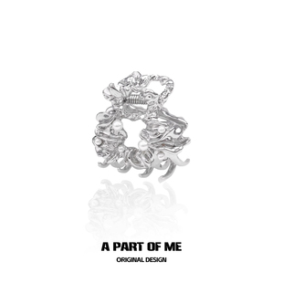 长发短发都可以优雅 甜酷mini珍珠抓夹小众原创设计感发饰