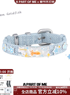 元气感！梦核金鱼手链新款原创小众设计甜酷蓝色皮革手环手镯