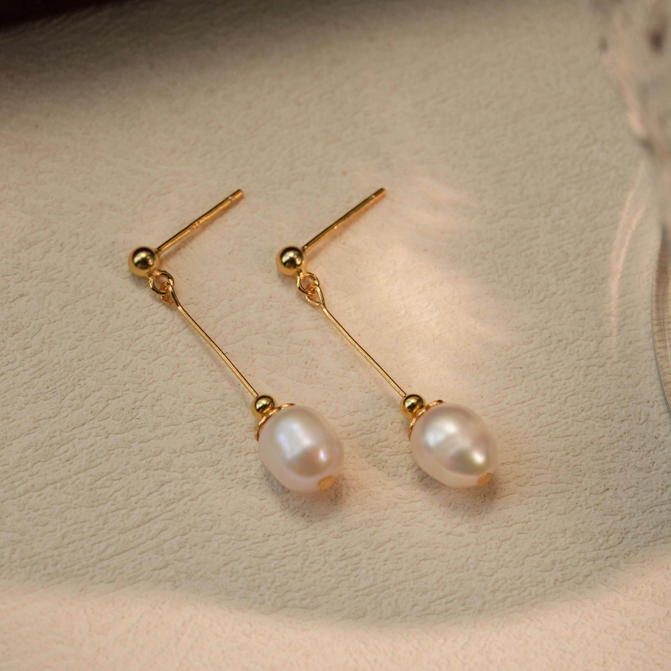 甜美水滴珠珠直针流苏耳钉女小众高级感耳环耳饰,饰品/流行首饰/时尚饰品新,银饰耳饰,淘宝优惠券,粉丝福利购,淘宝优惠卷