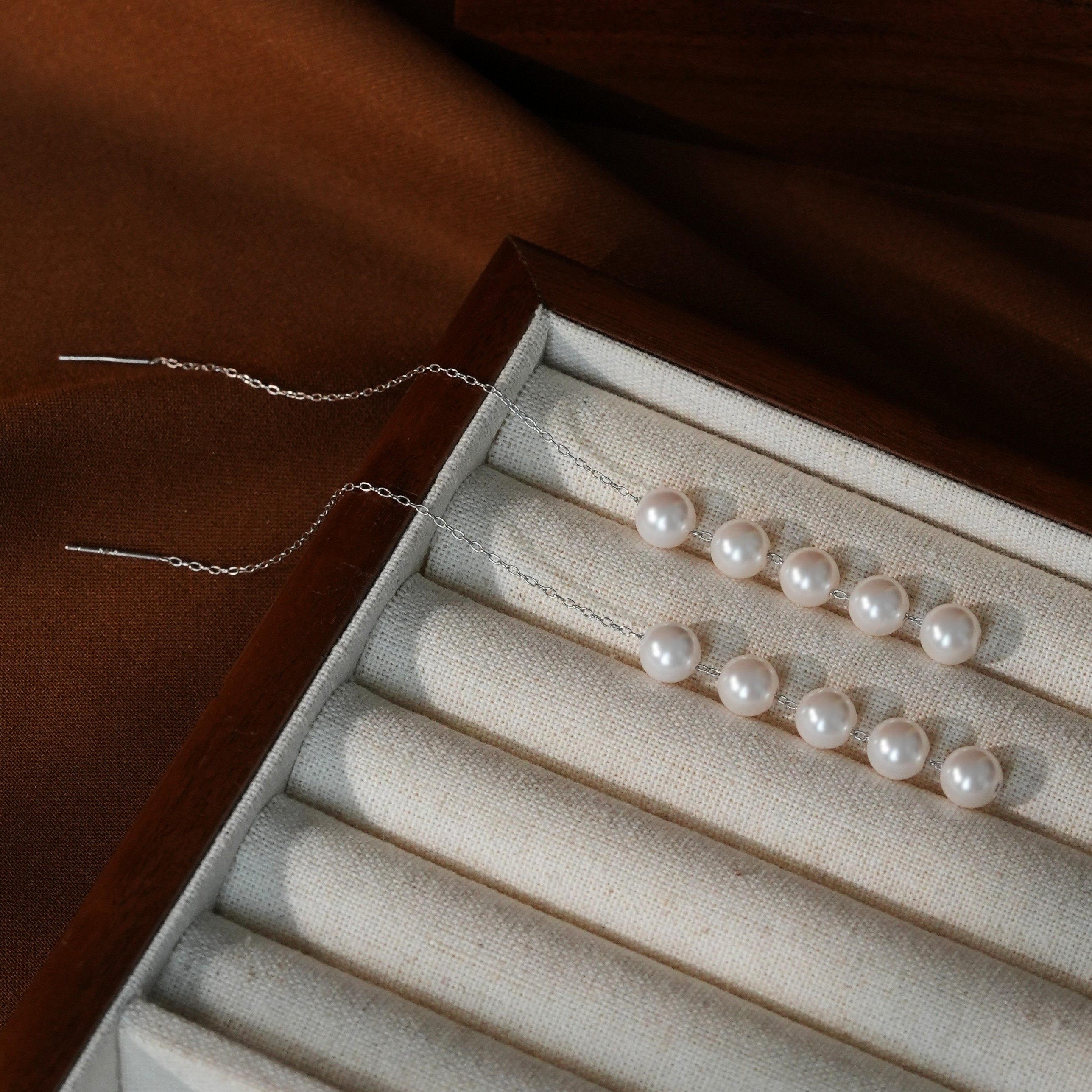 925银耳饰 长款显脸小繁星珠珠耳线女气质优雅法式耳环饰品,饰品/流行首饰/时尚饰品新,银饰耳饰,淘宝优惠券,粉丝福利购,淘宝优惠卷