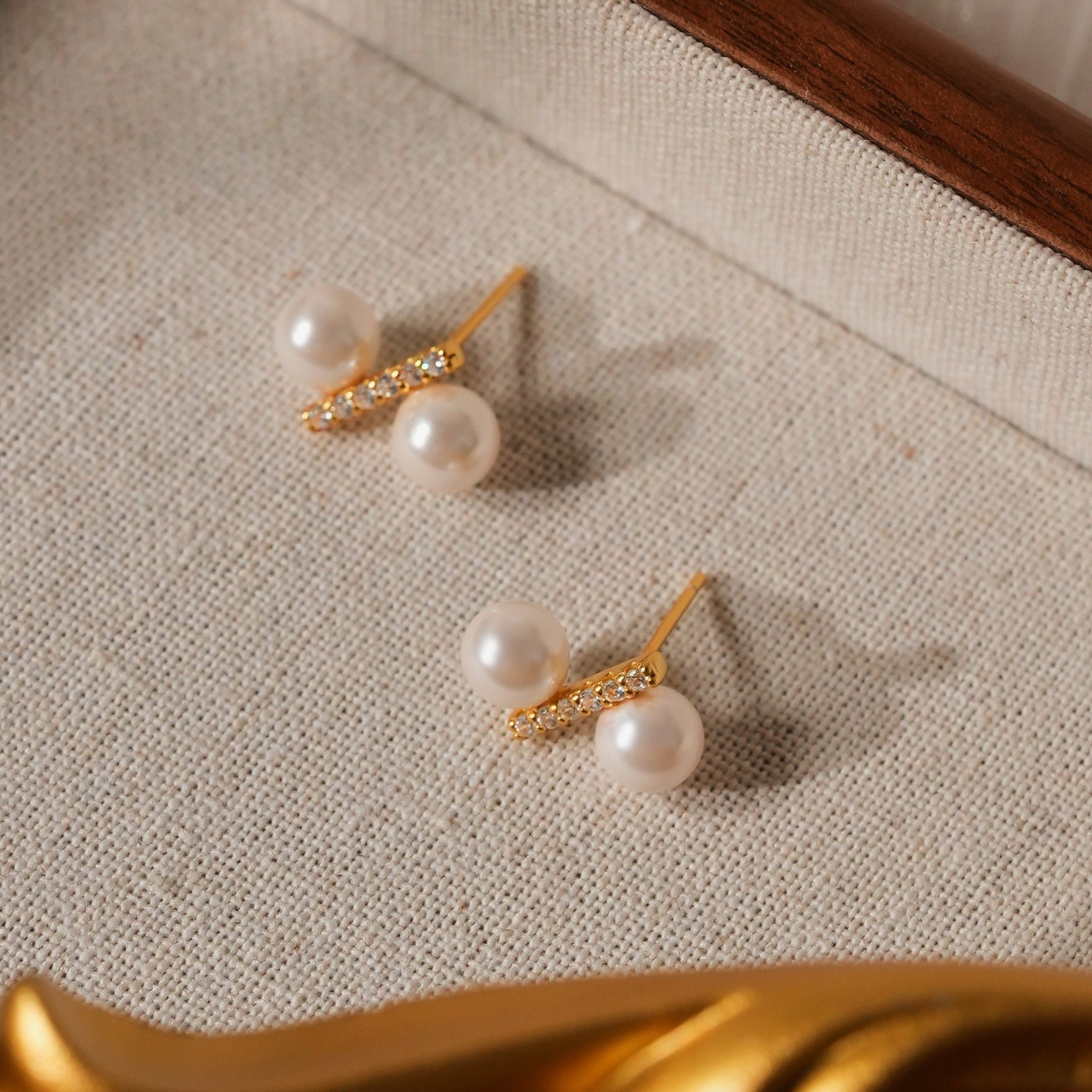 丽沁 925银耳饰 设计感百分比珠珠耳钉女小众轻奢耳环气质耳饰,饰品/流行首饰/时尚饰品新,银饰耳饰,淘宝优惠券,粉丝福利购,淘宝优惠卷