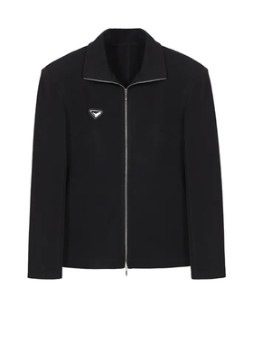 AW2024小众设计春季新品显瘦简约时髦高弹修身经典百搭短外套女