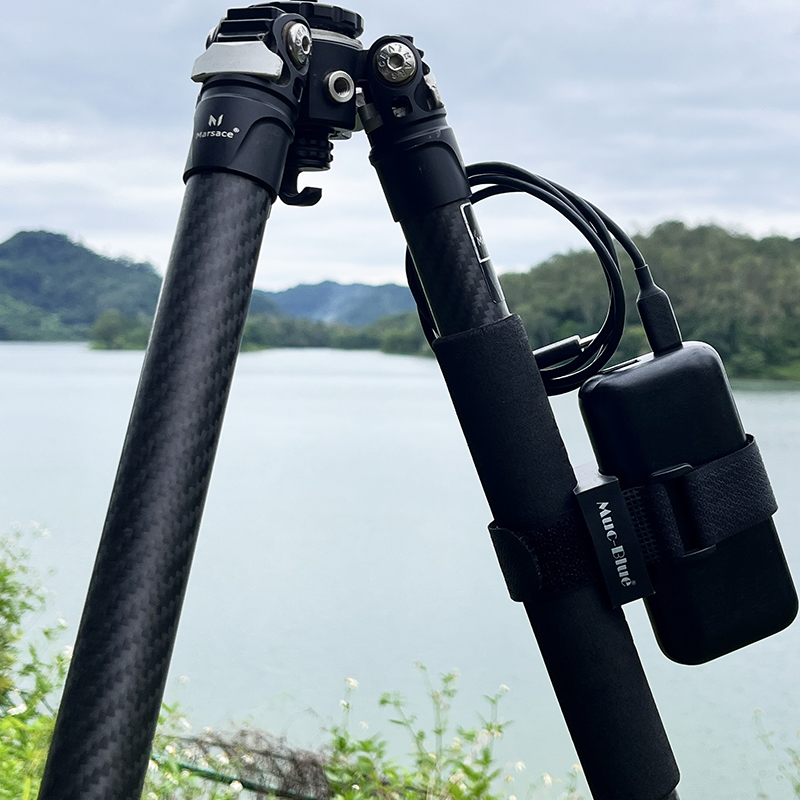 相机三角脚架充电宝固定底座绑带