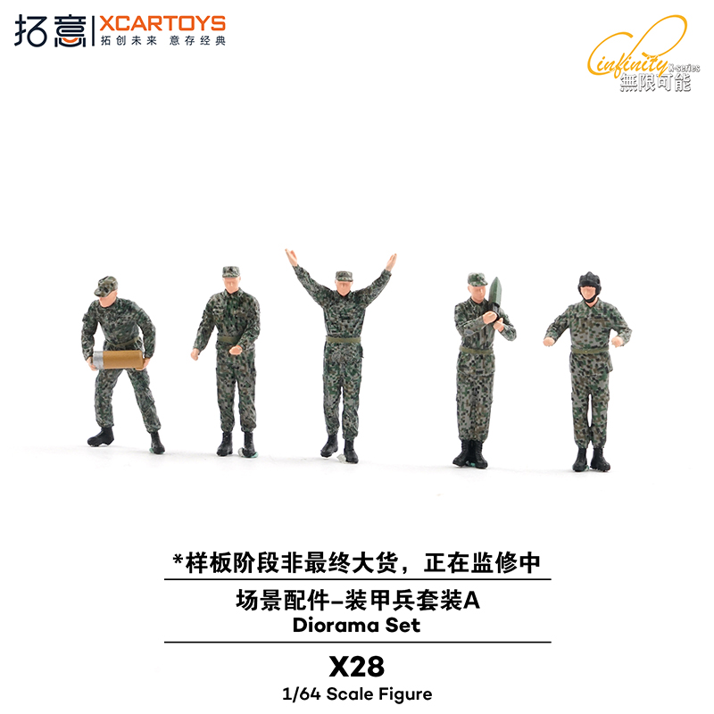 拓意1/64迷你装甲兵手办人偶