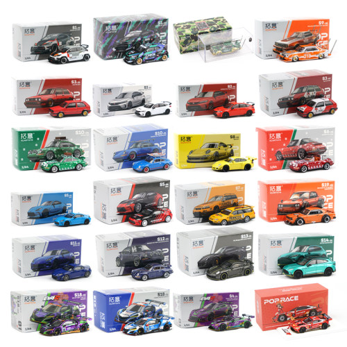 拓意1/64合金POPRACE系列车模型