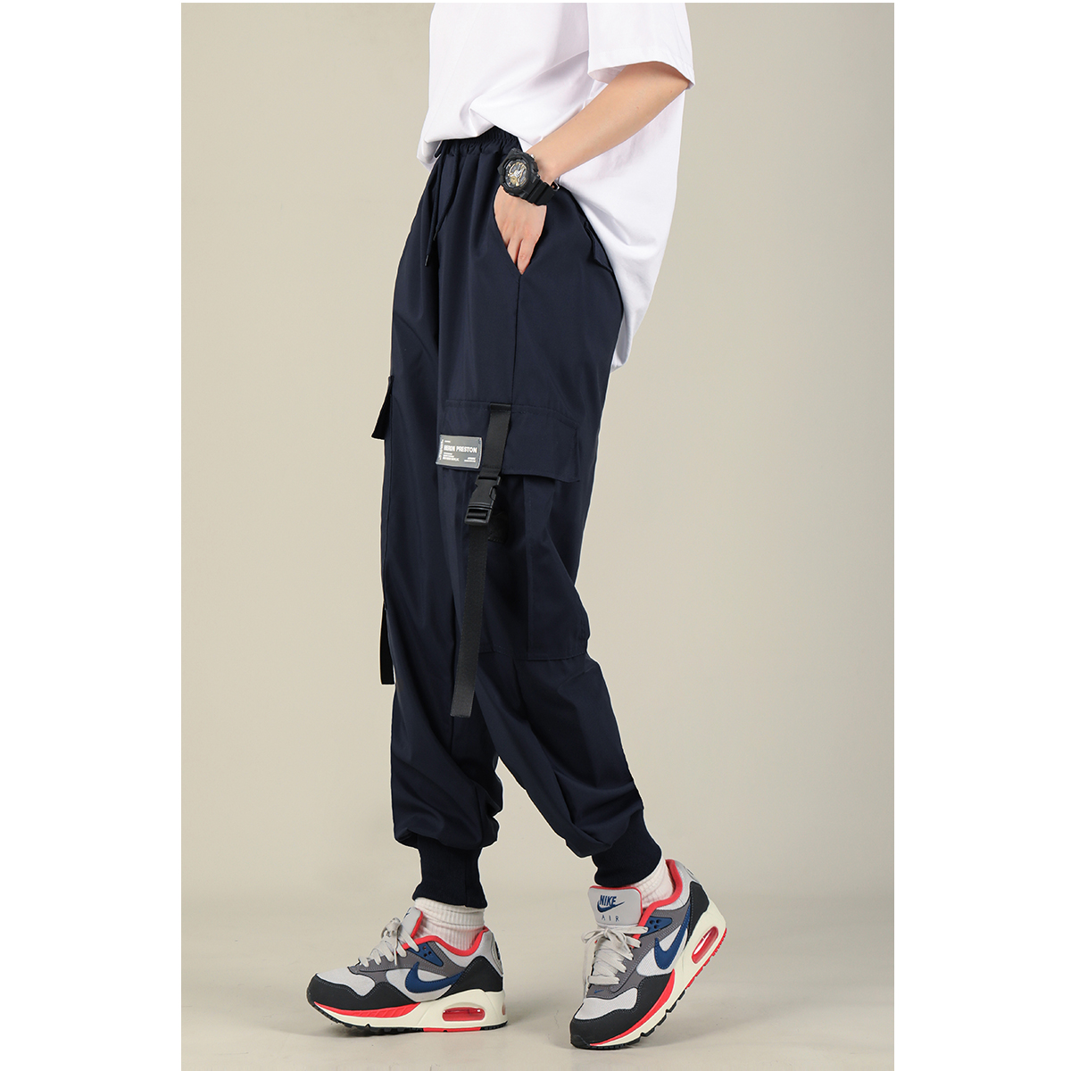 街头宽松休闲工装裤大码