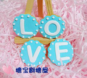 手工翻糖饼干结婚情侣礼物回礼情侣礼物生日祝福甜品朋友祝福订制
