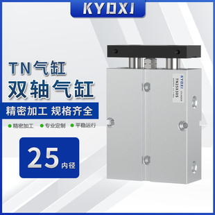 TDA25X10X20x30x40X50x60x75X100X125X150x200S TN双轴双杆气缸TN