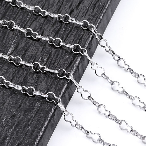 钛钢8字链条饰品DIY项链手链配件