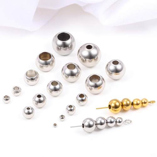 钛钢通孔钢珠不掉色圆珠