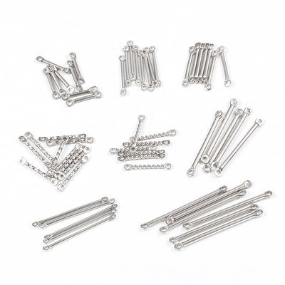 钛钢饰品配件耳饰吊坠连接棒