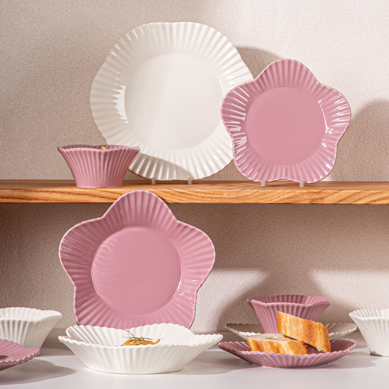 派一摩登家陶瓷碗碟套装家用少女心北欧法式轻奢陶瓷碗盘送礼餐具,餐饮具,餐具瓷器套装,淘宝优惠券,粉丝福利购,淘宝优惠卷