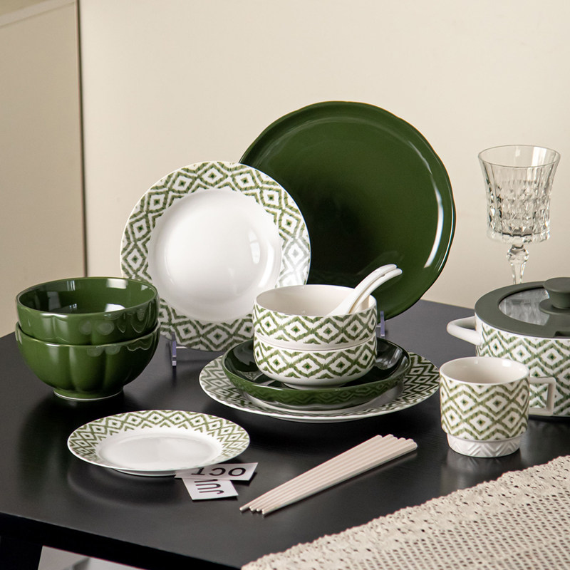 派一摩登家陶瓷碗碟套装礼盒家用创意餐具盘菜盘碗筷乔迁碗盘新款,餐饮具,盘,淘宝优惠券,粉丝福利购,淘宝优惠卷