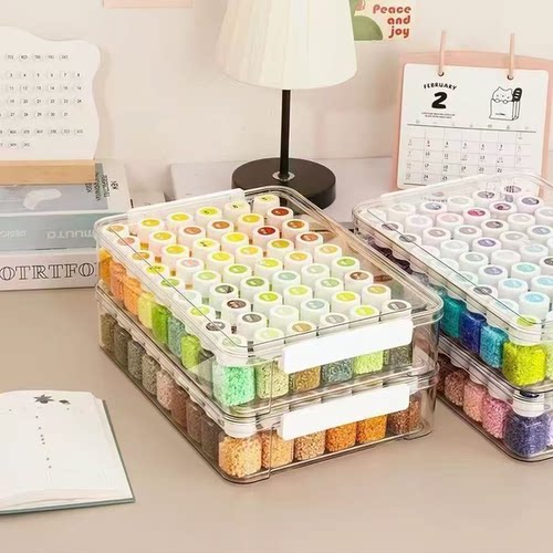 拼豆套装221色全套材料包工具瓶装手工diy女孩玩具礼物MARD融合豆