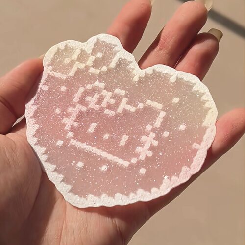 拼豆彩虹格利特熨烫垫布格力丽PU亮片闪光粉渐变手工diy材料包