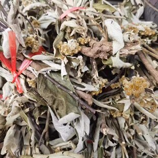 白毛将军马甘蔗丁桂辛苦草羊耳菊根兔子耳朵草乌根干货