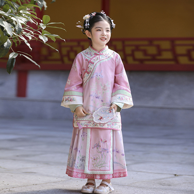 茗楠汉服女童2024新秋款