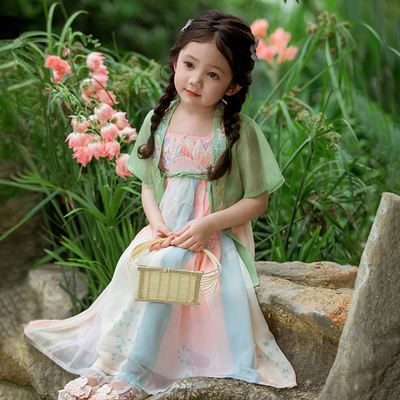 汉服女童夏装儿童中国风