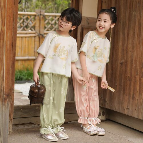 男童女童套装汉服姐弟装国学服