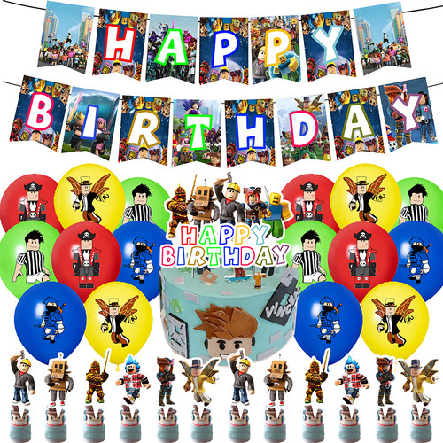 Roblox虚拟世界生日拉旗