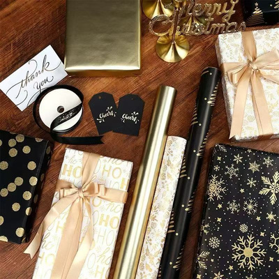 0.43*3M烫金礼品礼物盒装饰卷纸