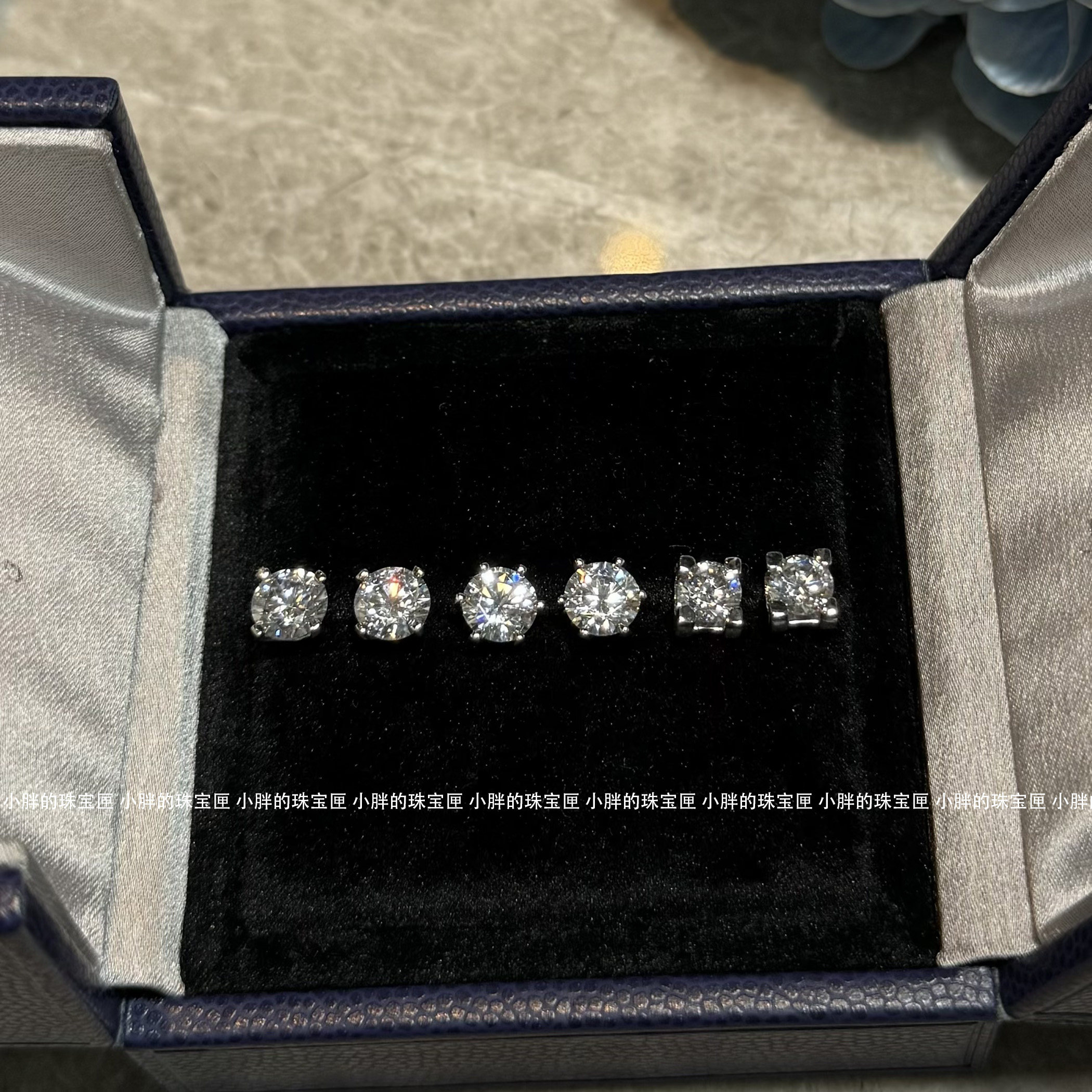 非便宜货可比！媲美D级真钻耳钉