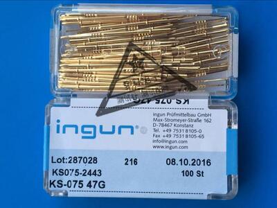 075ingun探针套KS-07547G/绕线尾巴针套 1.3针套 环高7.5mm