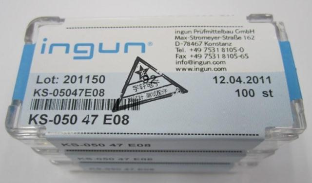 ingun探针套KS-050 47E08/050针套 0.95针套 铜套（R050-4W）针套