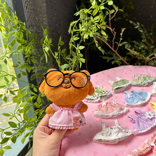 娃衣10cm现货棉花娃娃海星体挂件衣服春天夏季裙子大笨狗之家可穿