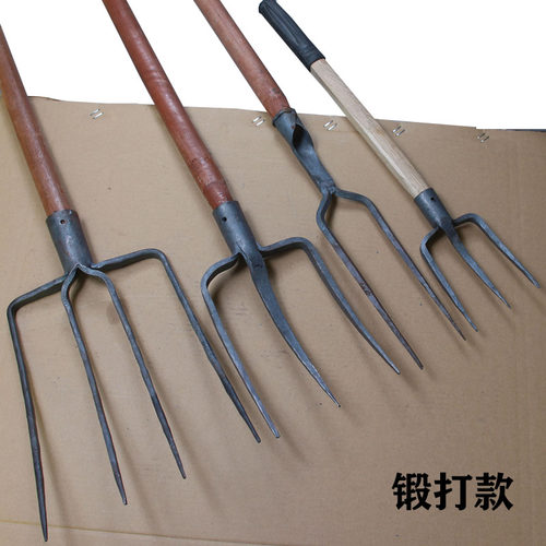 锻打钢叉二齿叉三叉四齿叉