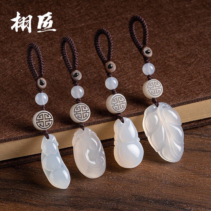 道家法器守护一夜生财玉髓挂件