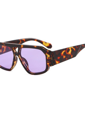 简约时尚方框太阳镜个性街拍墨镜