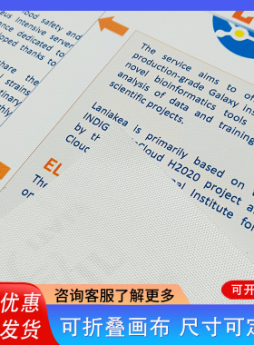 学术海报打印定制A0A1可折叠会议国外参展会油画布海报印刷打印