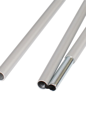 易拉宝杆铝合金易拉宝支撑杆80*200直径14MM壁厚2毫米左右