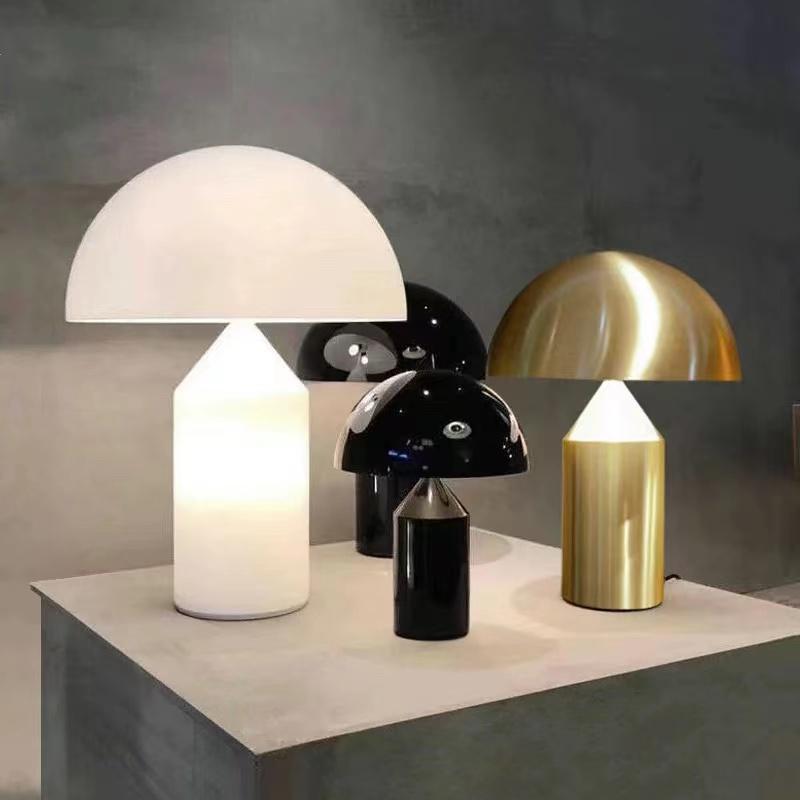 意大利铁艺床头蘑菇灯金典精抛光