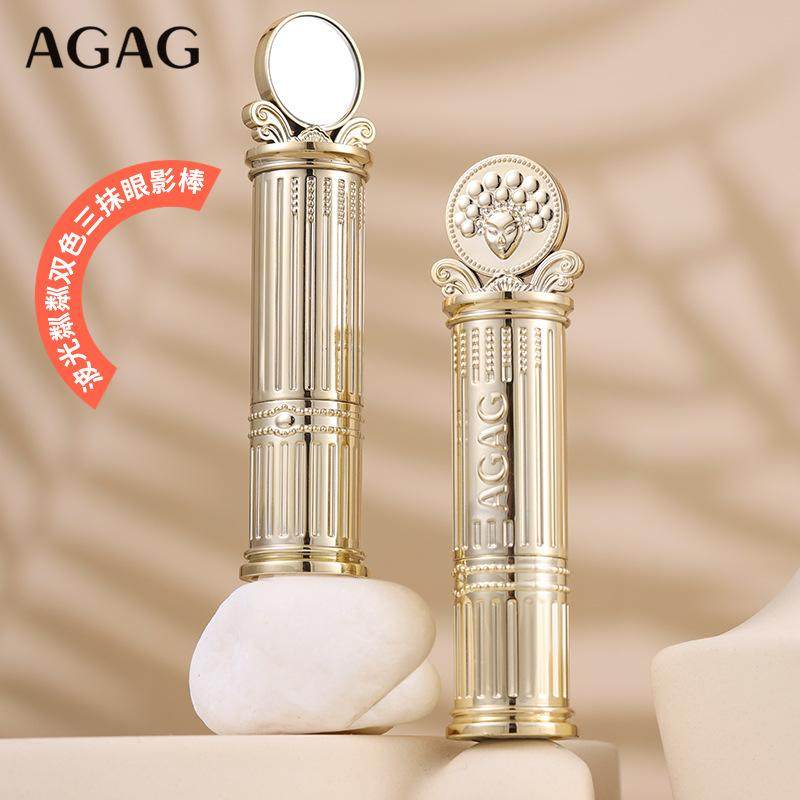 波光粼粼双色三抹眼影棒珠光细闪一抹成妆懒人眼影大地色修容,彩妆/香水/美妆工具,眼影,淘宝优惠券,粉丝福利购,淘宝优惠卷