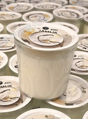 IKEA宜家 洋黎 香味烛和玻璃杯洛兹法格香薰蜡烛晚餐氛围 单个装