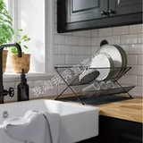 Агент по закупкам ИКЕА Kewo, стойка для слива посуды, черная стойка для слива чашек, стойка для слива чашек, стойка для тарелок