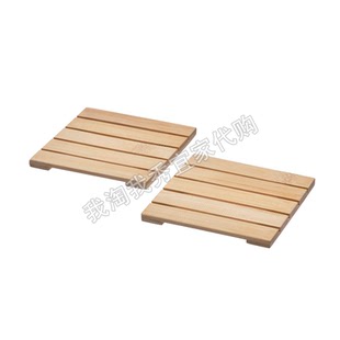 宜家国内代购 斯丹夫卡 杯垫 竹 餐桌布置水杯垫水壶垫