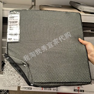 宜家国内代购 免代购费 列弗鲍萨 椅子垫 深灰色38x38x4厘米方形