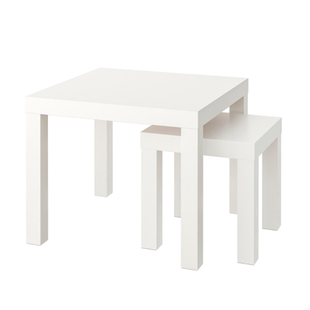 宜家代购 拉克 套桌 宜家国内代购 白色茶几 费 2件套 边桌 免代购