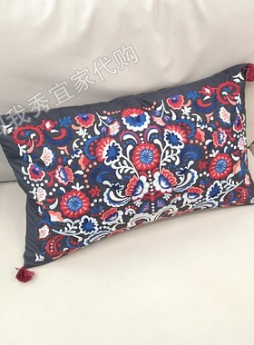 宜家国内代购 免代购费 斯果孔 靠垫 深灰色 多色40x65厘米