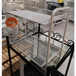 宜家国内代购 特瓦伦储物单元 分层收纳白色36x17x33cm卫浴置物架